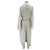 Autre Marque Vestido maxi branco e dourado com cinto LEM LEM - vista 2