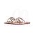 Ancient Greek Sandals Sandali in pelle con strass beige