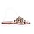 Ancient Greek Sandals Sandali in pelle con strass beige - vista 2
