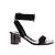 Isabel Marant Sandali con tacco in camoscio Nero - vista 2