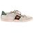 Gucci Leder Sneakers "Ace" Weiß - Ansicht 2