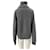 Autre Marque Grauer Rollkragenpullover aus Wolle - Ansicht 2
