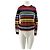 Jean Paul Gaultier Gestreifter, mehrfarbiger Wollpullover Mehrfarben