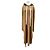 Loewe Vestido largo camel de lana Camello
