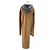 Loewe Vestido largo camel de lana Camello - vista 2