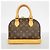 Borsa Alma BB Monogramma Louis Vuitton Marrone - vista 14
