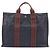 Foul Tote MM Tasche von Hermès Braun Marineblau
