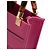 Fendi Mini Borsa Sunshine Shopper in Pelle Rosa - vista 10