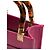 Fendi Mini Borsa Sunshine Shopper in Pelle Rosa - vista 8
