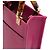 Fendi Mini Borsa Sunshine Shopper in Pelle Rosa - vista 9