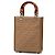 Fendi Tote Sunshine de tela técnica mini Zucca en relieve marrón Castaño Marrón claro - vista 2