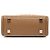 Fendi Tote Sunshine de tela técnica mini Zucca en relieve marrón Castaño Marrón claro - vista 3
