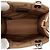 Fendi Tote Sunshine de tela técnica mini Zucca en relieve marrón Castaño Marrón claro - vista 4