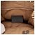Fendi Tote Sunshine de tela técnica mini Zucca en relieve marrón Castaño Marrón claro - vista 5