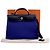 Hermès Blue Toile Herbag Zip 31 - vista 15