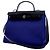 Hermès Blue Toile Herbag Zip 31 - vista 2