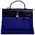 Hermès Blue Toile Herbag Zip 31 - vista 4