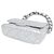 Borsa a spalla in pelle argentata Chanel AS4599 Argento - vista 3