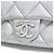 Borsa a spalla in pelle argentata Chanel AS4599 Argento - vista 4