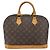 Borsa Alma Louis Vuitton in tela Monogram PM Marrone - vista 2