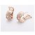 Orecchini Chanel Coco Crush in oro rosa e diamanti - vista 4