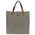 Gucci Logo Filztasche Grau Braun