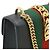 Borsa a spalla mini con catena e nastro Web Sylvie di GUCCI Nero Rosso Verde - vista 5