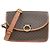 Edge Céline Celine Vintage Macadam Canvas and Leather Brown