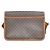 Edge Céline Celine Vintage Macadam Canvas and Leather Brown - view 2