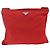 Borsa messenger con zip Tessuto grande Prada Rosso