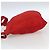 Borsa messenger con zip Tessuto grande Prada Rosso - vista 3