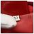 Borsa messenger con zip Tessuto grande Prada Rosso - vista 6