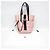 Moncler XANDER Tote Piccolo Nero Rosa - vista 2