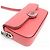 Borsa a spalla in pelle per donna Gucci Double G 739722 in rosa - vista 7