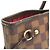 Borsa tote Louis Vuitton Damier Neverfull PM N51109 Marrone - vista 6