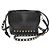 Borsa a spalla con cordino Lockstuds di Valentino Garavani Nero