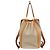 Mochila/bolsa de couro Loewe Midnight para mulheres Bege Amarelo