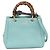 Gucci Bamboo Mini Shopper 368823 Blu chiaro