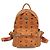 MCM Visetos Mini Coated Canvas Backpack in Brown