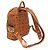 MCM Visetos Mini Coated Canvas Backpack in Brown - view 2