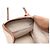 Hermès BORSA HERMES LINDY 30 2008 IN CANVAS E PELLE SWIFT BEIGE - vista 15