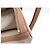 Hermès BORSA HERMES LINDY 30 2008 IN CANVAS E PELLE SWIFT BEIGE - vista 17