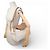 Hermès BORSA HERMES LINDY 30 2008 IN CANVAS E PELLE SWIFT BEIGE - vista 5