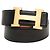 Hermès Hermes Constance H Reversible Belt Black Orange