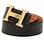 Hermès Hermes Constance H Reversible Belt Black Orange - view 2