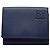 LOEWE Blauer Leder-Dreifach-Wallet