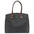 Bottega Veneta PVC Tragetasche Braun Schwarz