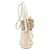 Borsa a secchiello Horsebit Gucci Marrone Bianco - vista 3