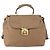 Chloé Chloe Elsie Mittelgroße Umhängetasche aus Leder Beige