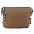 Borsa messenger in pelle media con tracolla intrecciata Gucci Marrone